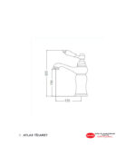 NOVA Mix PVD Altın Lavabo Bataryası - Görsel 2